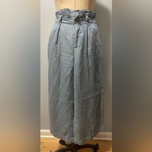 Zara Relaxed Wide Leg Culotte Pant